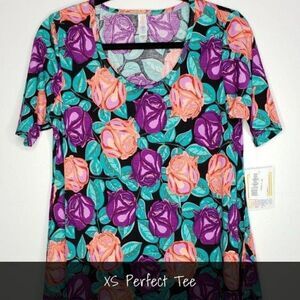 LuLaRoe Perfect T XS Floral NEW